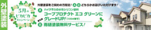 5月のピカピカキャンペーン
